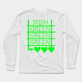 Irish Green Long Sleeve T-Shirt